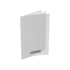 Conquérant Classique - Cahier polypro A4 (21x29,7cm) - 96 pages - petits carreaux (5x5mm) - transparent