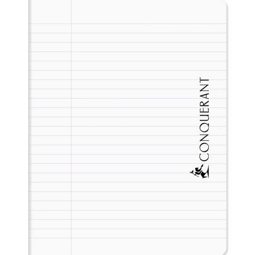 Conquérant Classique - Cahier Polypro - 17x22 - 96 pages - Ligné 8MM - Transparent