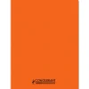 Conquérant Classique - Cahier polypro 24 x 32 cm - 96 pages - petits carreaux (5x5) - Orange