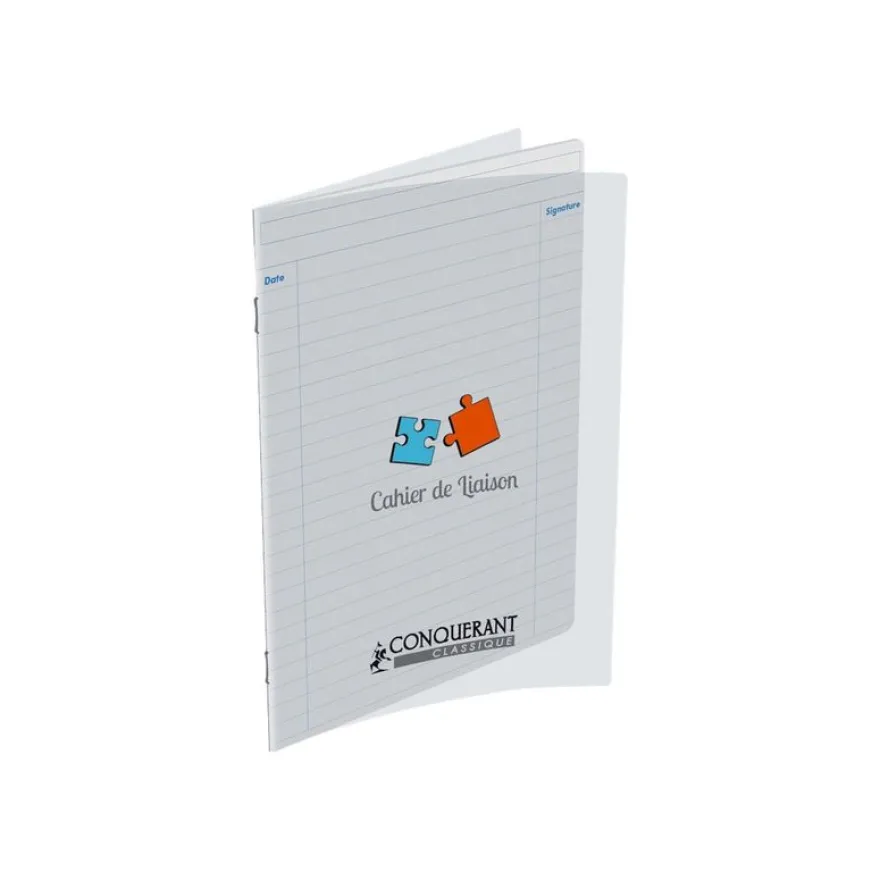 Conquérant Classique - Cahier de liaison - 17 x 22 cm - 48 pages - ligné
