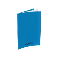 Conquérant Classique - Cahier polypro 24 x 32 cm - 48 pages - grands carreaux (Seyes) - bleu
