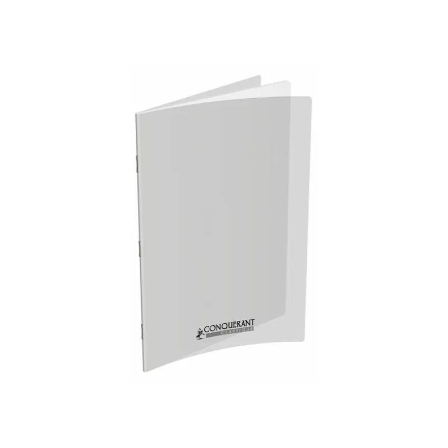 Conquérant Classique - Cahier polypro 24 x 32 cm - 96 pages - uni - transparent