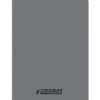 Conquérant Classique - Cahier polypro 24 x 32 cm - 96 pages - petits carreaux (5x5) - Gris