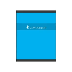 Conquérant Sept - Cahier 17 x 22 cm - 96 pages - petits carreaux (5x5mm) - disponible dans différentes couleurs