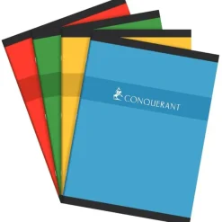 Conquérant Sept - Cahier 24 x 32 cm - 96 pages - petits carreaux (5x5mm) - disponible dans différentes couleurs