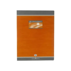 Conquérant Sept - Cahier 24 x 32 cm - 96 pages - grands carreaux (Seyes) - disponible dans différentes couleurs