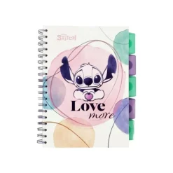 CoolPack Disney - Cahier de notes - B5 (176 x 250 mm) - 100 feuilles / 200 pages - carré - stitch