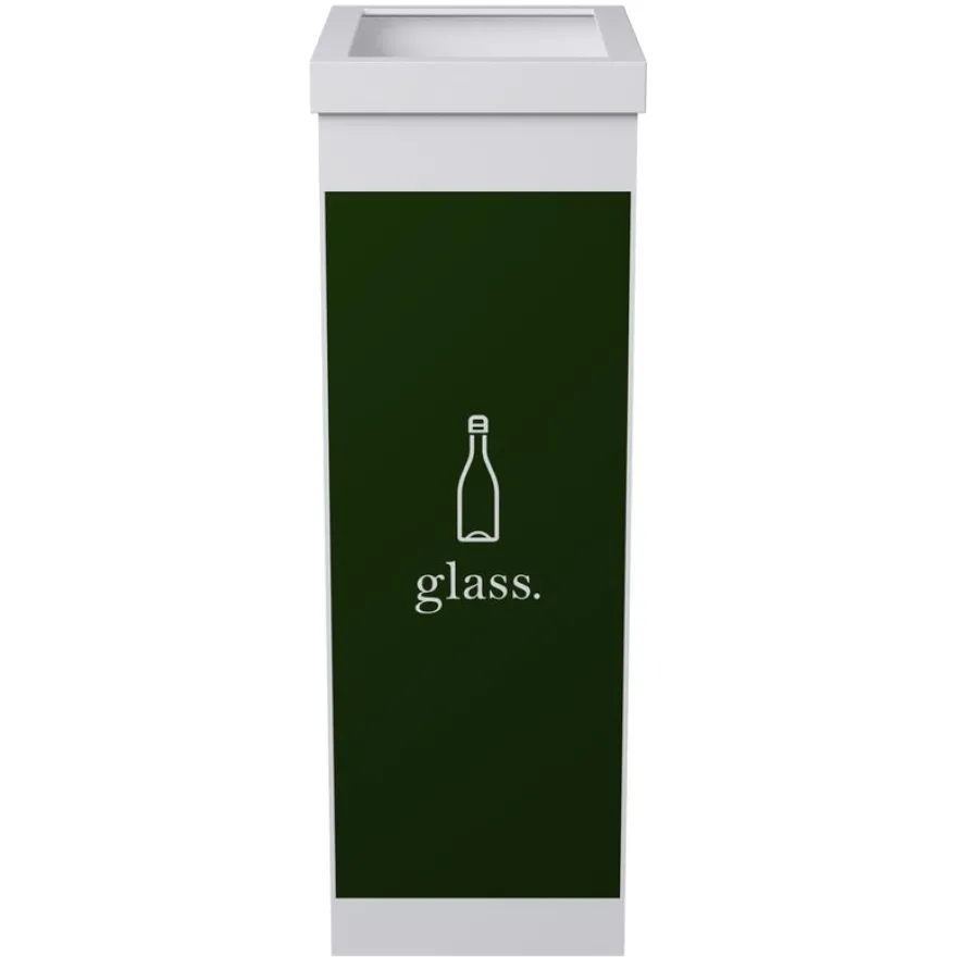 Corbeille de tri sélectif pour le verre