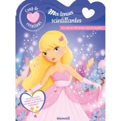 Coup de cur créations - Mes tenues scintillantes - Modèles à habiller avec stickers - Dès 5 ans