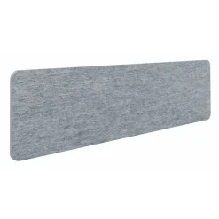 Écran de séparation acoustique pour bureau (sans support de fixation) - L80 x h40 cm - gris chiné