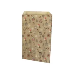 Créastyl - 150 Sacs cadeau kraft - 12 cm x 4,5 cm x 20 cm - brun
