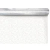 Créastyl imprimés - Papier cadeau - film polypro étoiles blanches - 50 cm x 120 m