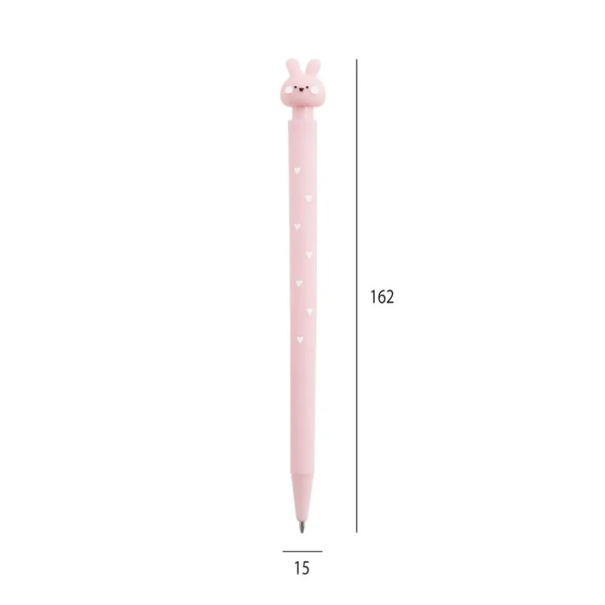 Crayon mécanique 0,5 mm 2B Back2Fun - tête lapin - design ludique - recharge 12 mines incluse