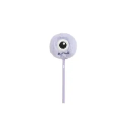 Crayon pompon monstre lilas avec œil brodé - look amusant Back2Fun