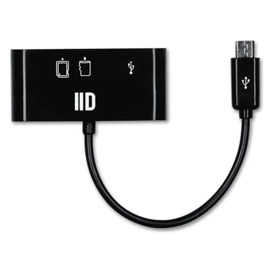 D2 Diffusion - Lecteur de carte (SD, SDHC, SDXC, microSD, microSDHC, microSDXC) - micro USB 2.0