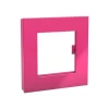 Dahle - Aimant super puissant Neodym - 75 x 75 mm - avec cadre photo - rose
