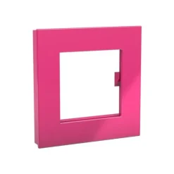Dahle - Aimant super puissant Neodym - 75 x 75 mm - avec cadre photo - rose