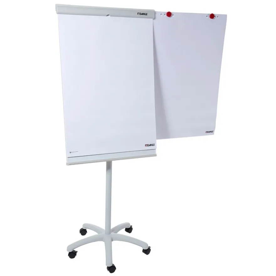 DAHLE - Chevalet de conférence mobile TEAM - métallique magnétique - 99 x 68 cm - laqué