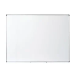 DAHLE - Tableau blanc laqué 30 x 45 cm - magnétique - cadre alu renforcé