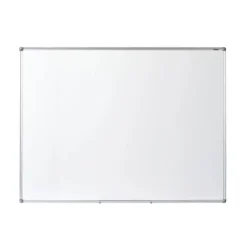 DAHLE - Tableau blanc laqué 100 x 200 cm - magnétique - cadre alu renforcé