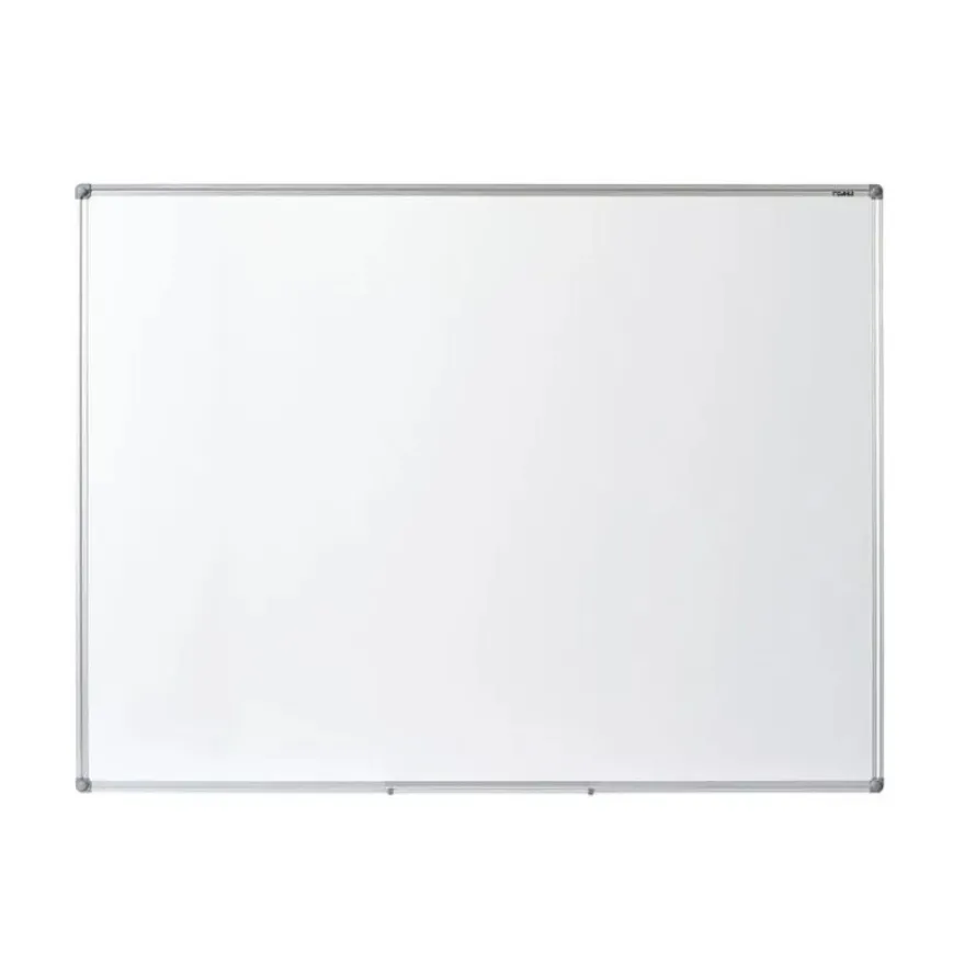 DAHLE - Tableau blanc laqué 100 x 200 cm - magnétique - cadre alu renforcé