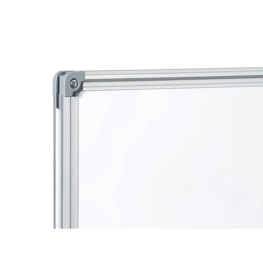 DAHLE - Tableau blanc laqué 100 x 200 cm - magnétique - cadre alu renforcé