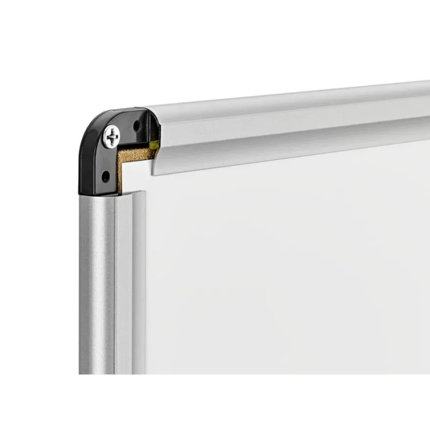 DAHLE - Tableau blanc laqué 90 x 120 cm - magnétique - cadre alu renforcé