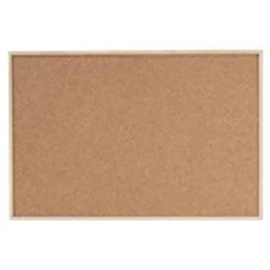 DAHLE - Tableau d'affichage en liège naturel 40 x 60 cm - cadre en bois