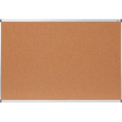 DAHLE - Tableau d'affichage en liège naturel 60 x 90 cm - cadre aluminium