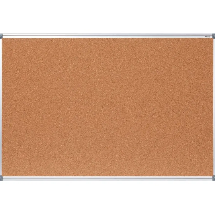 DAHLE - Tableau d'affichage en liège naturel 60 x 90 cm - cadre aluminium