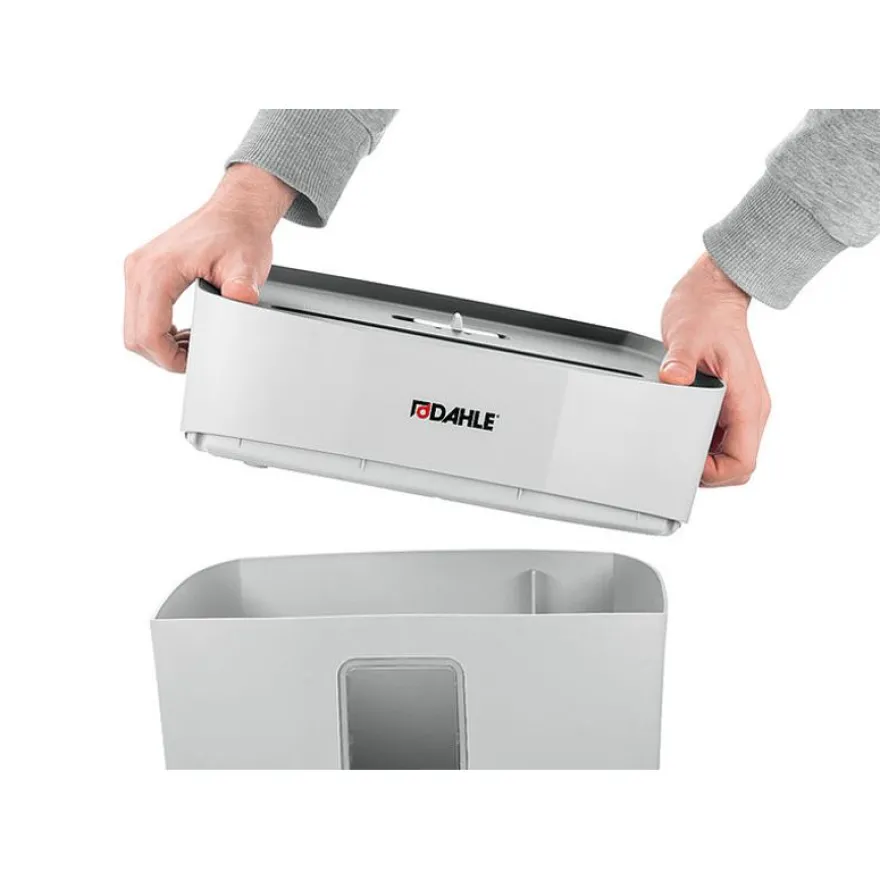Dahle PaperSAFE 23120 - destructeur de documents coupe croisée - 8 feuilles - Corbeille 12 litres