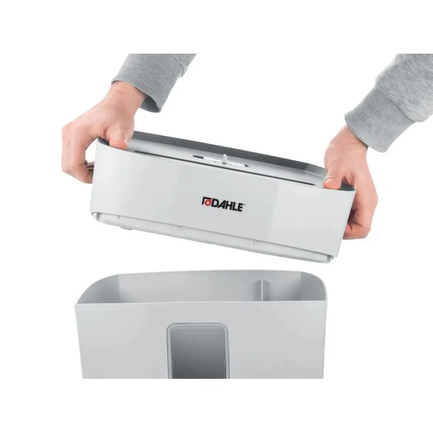 Dahle PaperSAFE 140 - destructeur de documents coupe croisée - 10 feuilles - Corbeille 12 litres