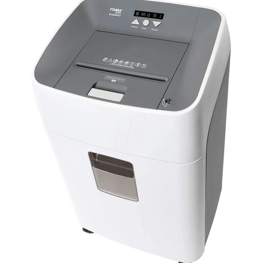 Dahle ShredMATIC 35314 - destructeur de documents coupe croisée - 300 feuilles - Corbeille 40 litres