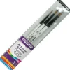 Daler-Rowney Graduate - Pack de 3 pinceaux ronds - n°4/6/10 - poil synthétique