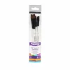 Daler-Rowney Graduate - Pack de 3 pinceaux synthétiques - peigne plat, peigne Filbert, peigne d'angle - taille : 6, 3/8, 3/4