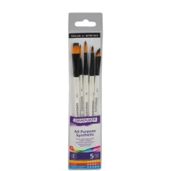Daler-Rowney Graduate - Pack de 5 pinceaux synthétiques pour aquarelle