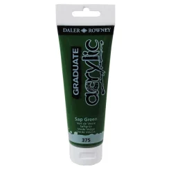 Daler-Rowney Graduate - Peinture acrylique - 120 ml - vert de Hooker