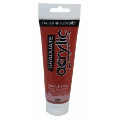 Daler-Rowney Graduate - Peinture acrylique - 120 ml - Sienne brulée
