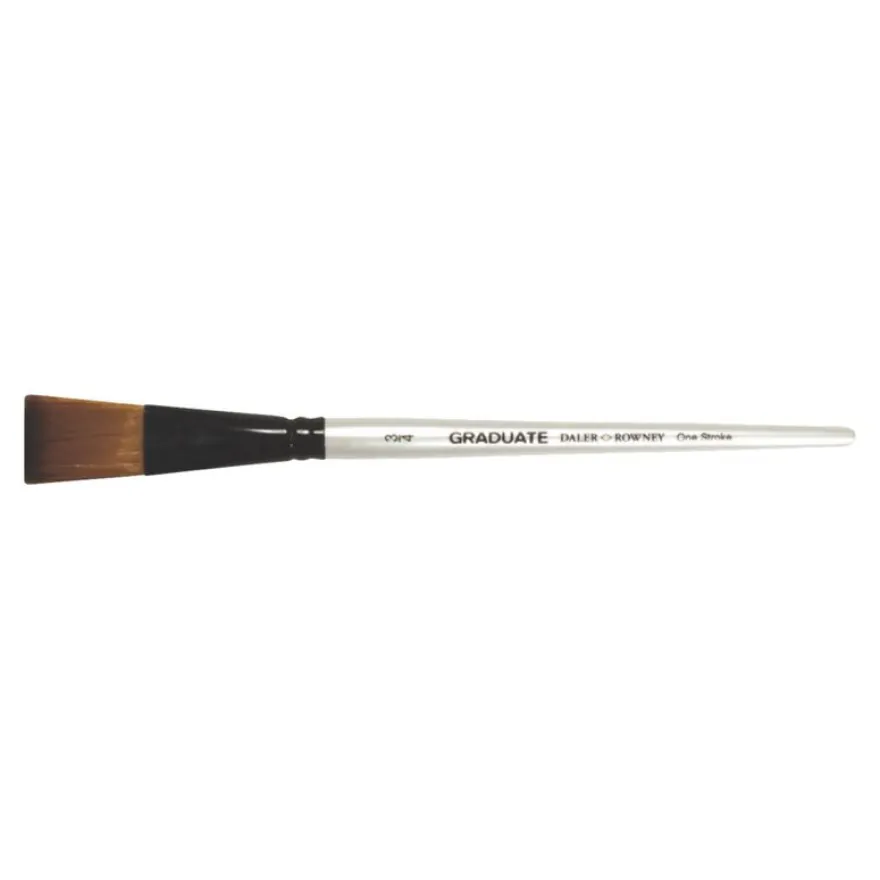 Daler-Rowney Graduate - Pinceau plat - synthétique - N°3/4
