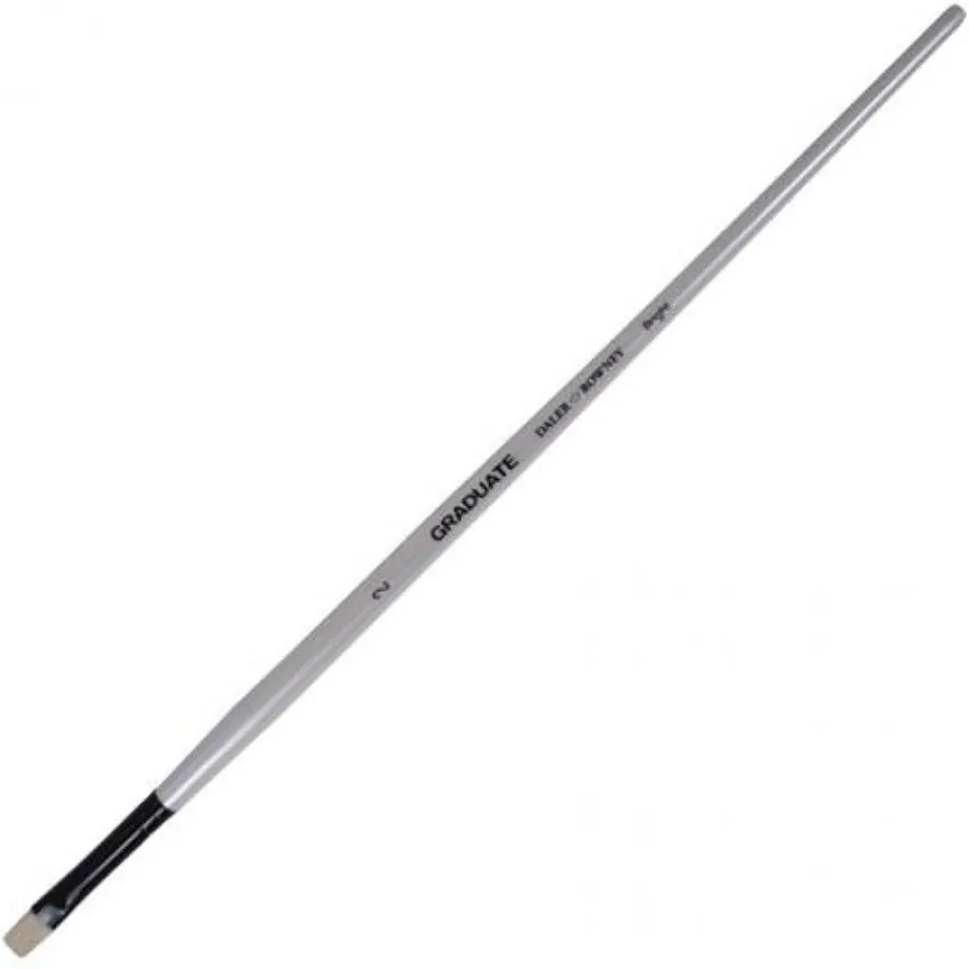 Daler-Rowney Graduate - Pinceau brosse plat n°2 - poil synthétique