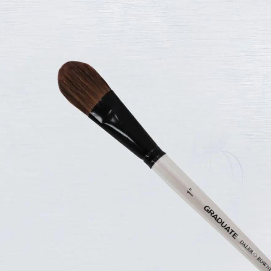 Daler-Rowney Graduate - Pinceau amande n°1 - poils de poney
