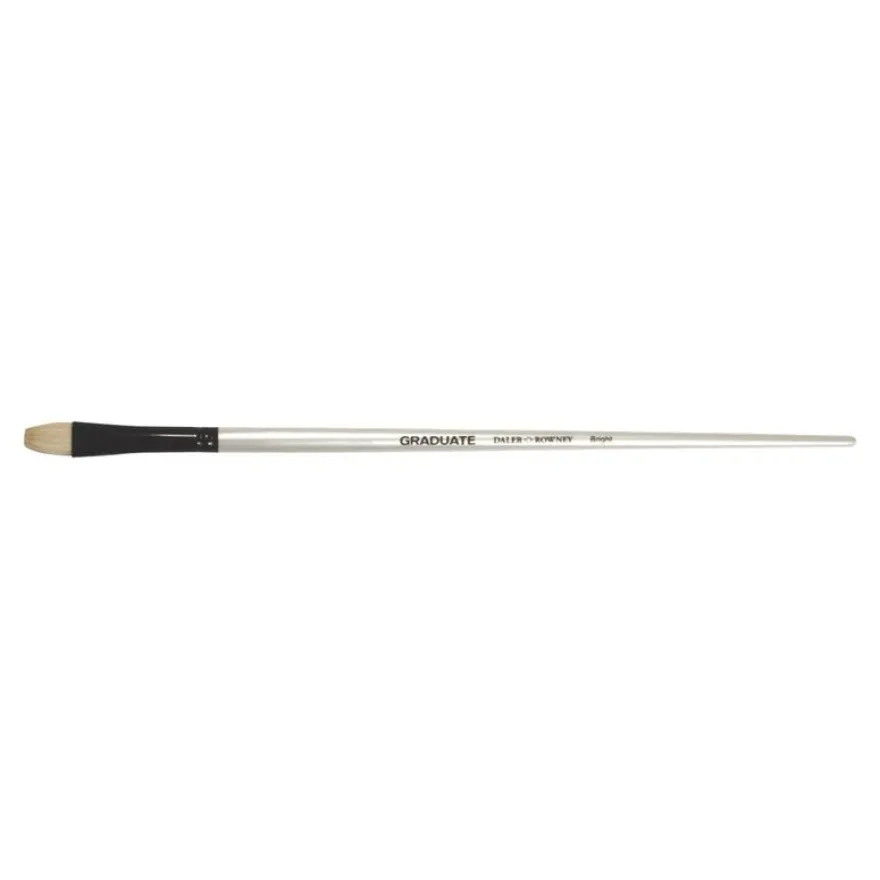 Daler-Rowney Graduate - Pinceau brosse plat n°10 - soie de porc