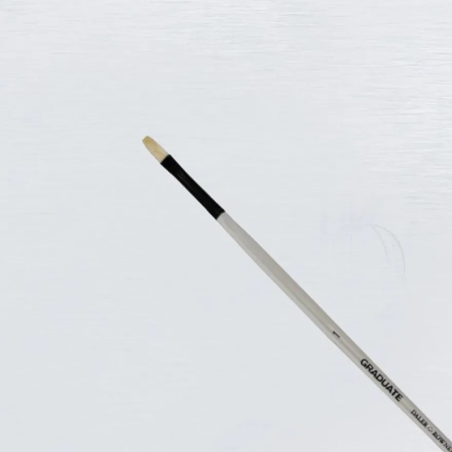 Daler-Rowney Graduate - Pinceau brosse plat n°1 - soie de porc