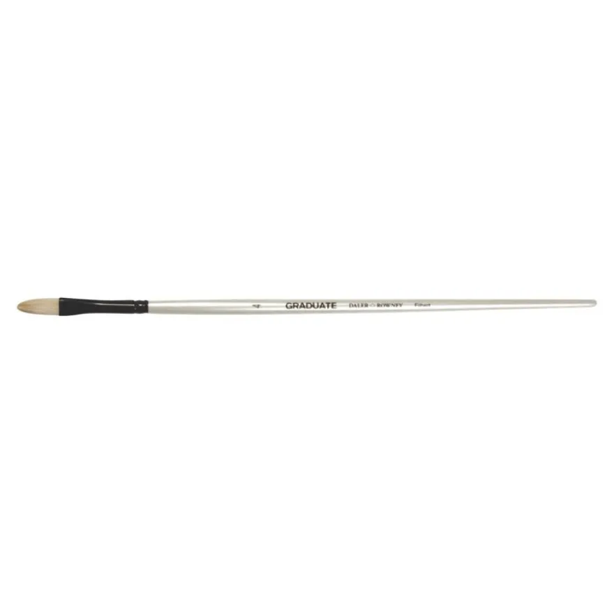Daler-Rowney Graduate - Pinceau brosse langue de chat n°4 - soie de porc