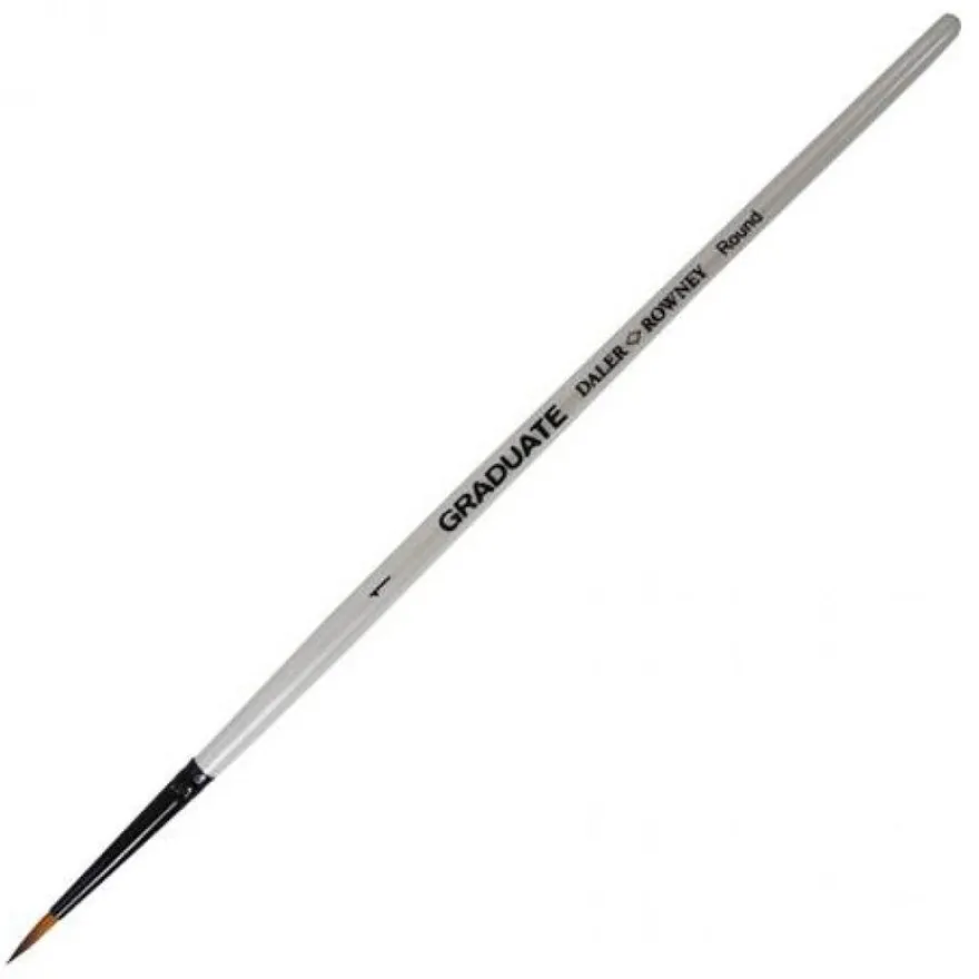 Daler-Rowney Graduate - Pinceau brosse rond n°1 - poil synthétique