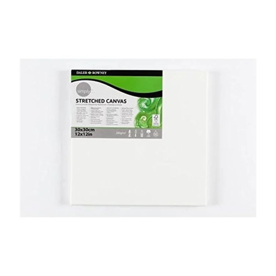Daler-Rowney Simply - Châssis entoilé - 30 x 30 cm - coton