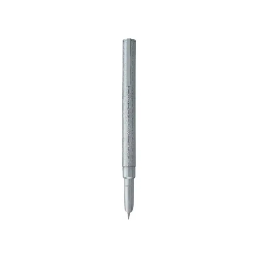 Daniel Hechter Media 2.0 Nova Edition - Stylo plume - acier magnétique argenté