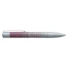 Daniel Hechter Media Escher - Stylo à bille - fond satiné et motifs laqués rose