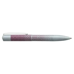 Daniel Hechter Media Escher - Stylo à bille - fond satiné et motifs laqués rose