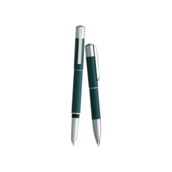 Daniel Hechter Media Hubb - Parure stylo à bille et sylo plume - laqué vert
